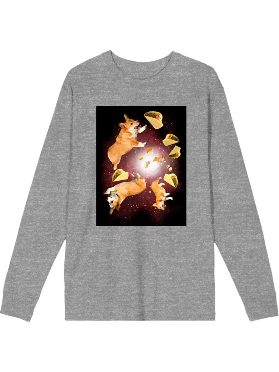 Taco and Dog Printed T-Shirt