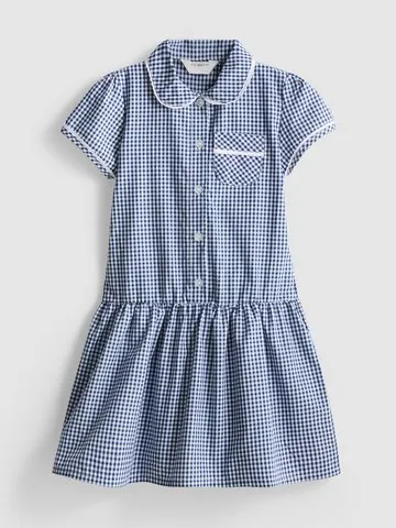 3-7yrs | Cotton Rich Gingham Check School Dress