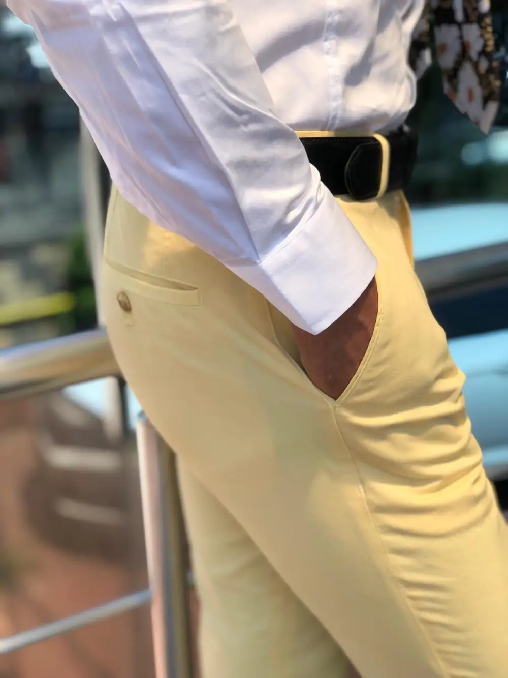 Classic Versatile Slim Fit Refined Tailored Trousers