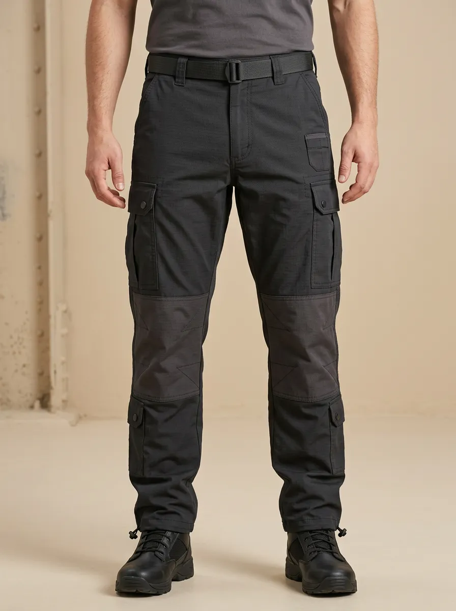 Unisex Tactical Multi-Pocket Reinforced Knee Work Pants — Casual Rotation