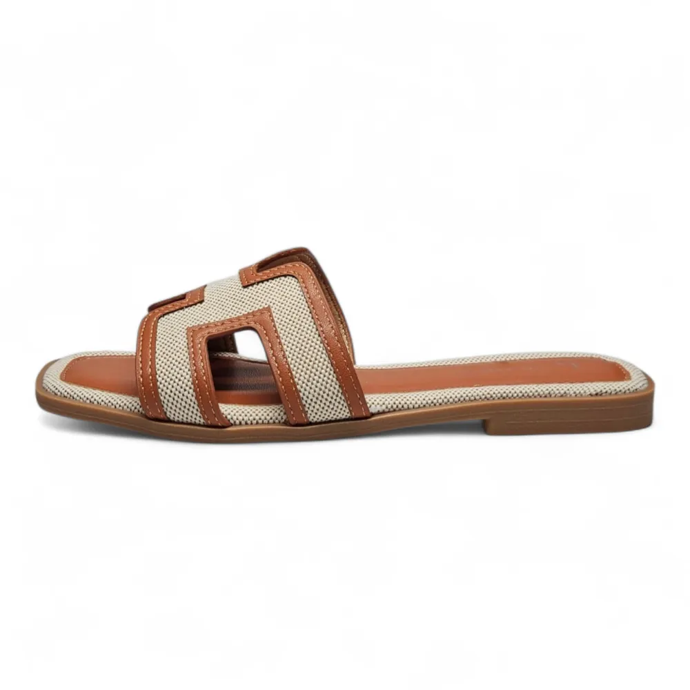 Coastal Canvas H Band Sandal