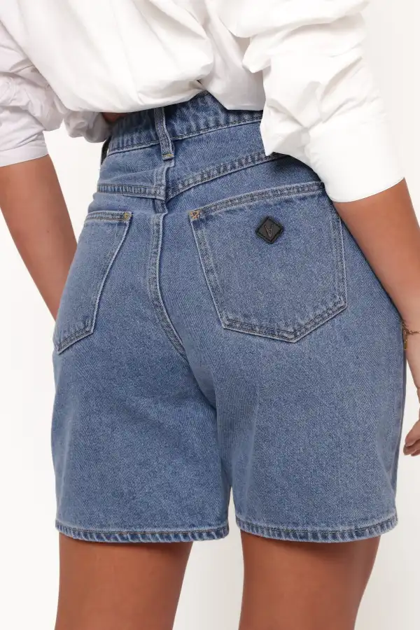 Relaxed Denim Cotton Wide Leg Casual Shorts