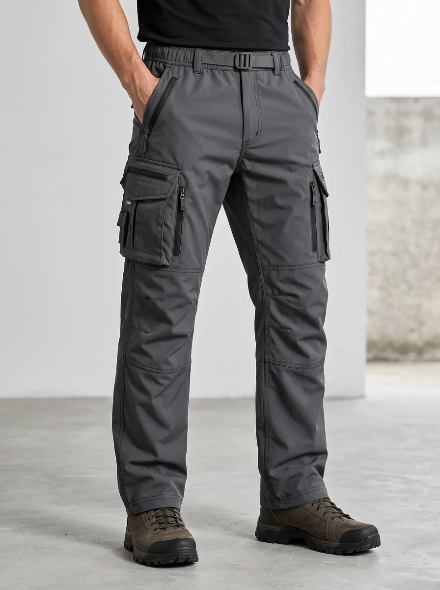 Versatile Cargo Pants with Tactical Utility Detail