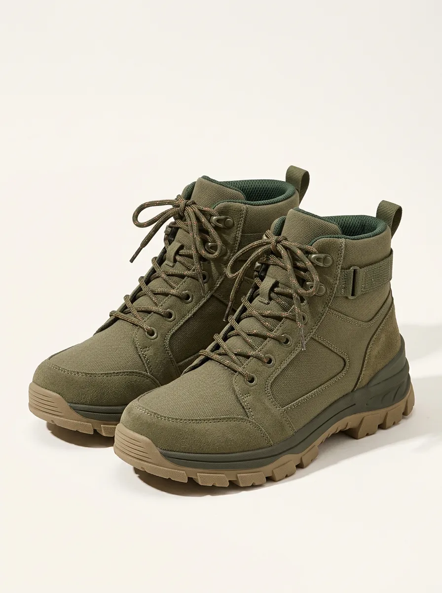 Trail Style Canvas Hiking Boots