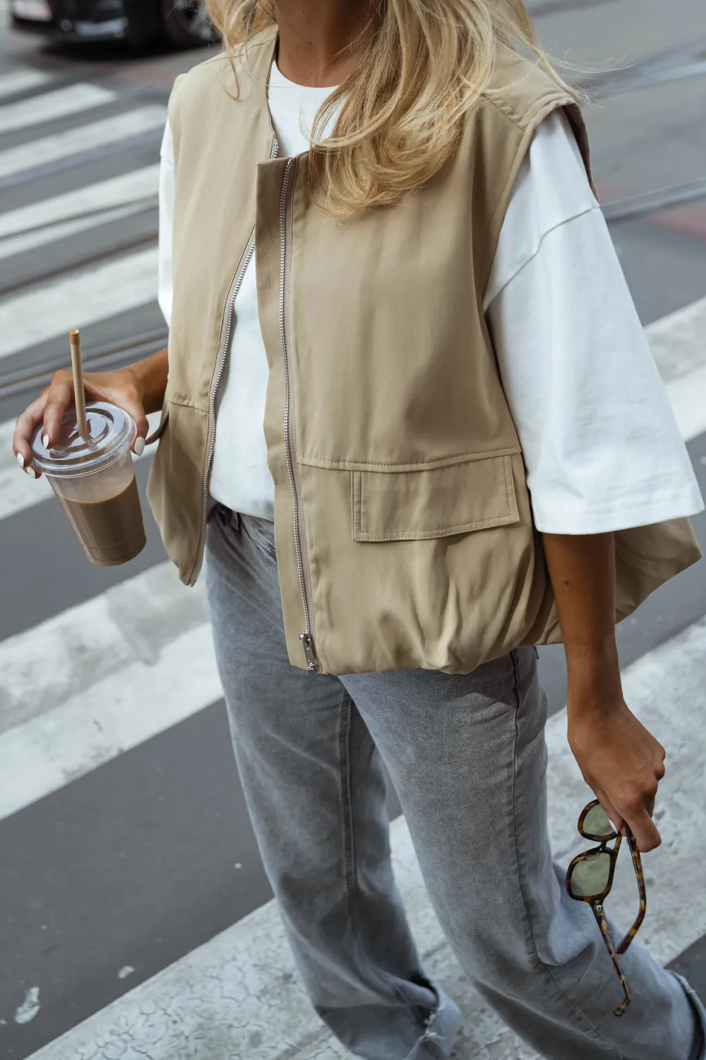 Minimal Everyday Casual Vest Jacket