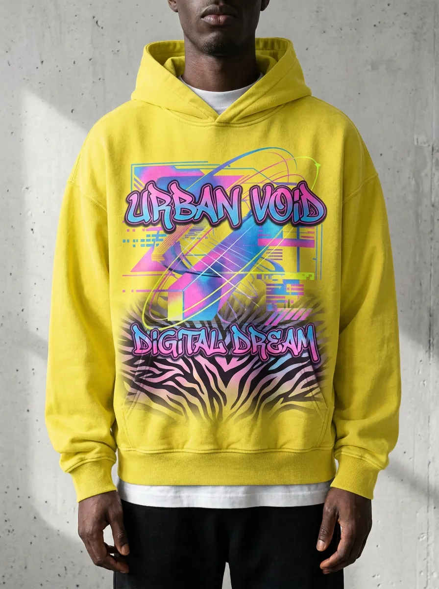 Unisex Streetwear Zebra Hoodie