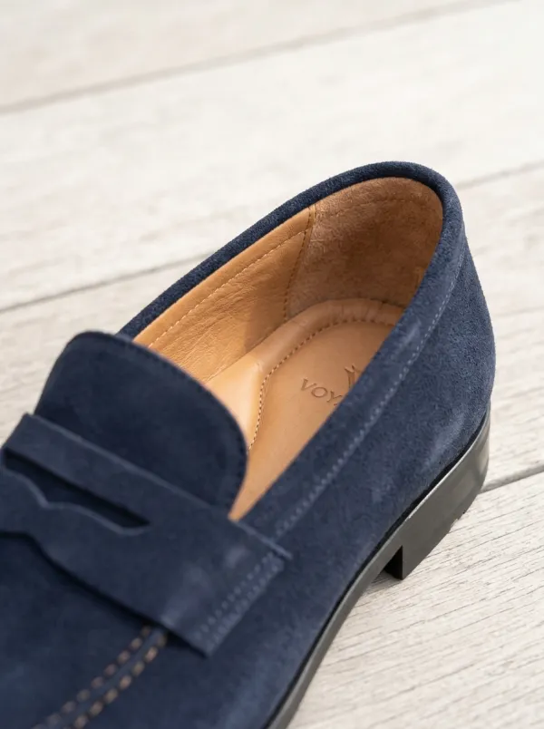 Men's Structured Penny Loafers