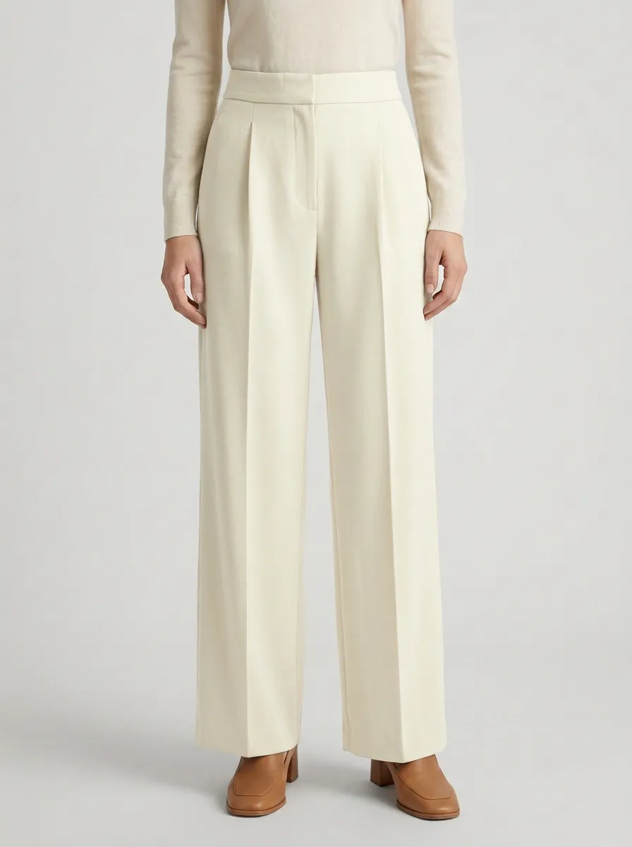 Tailored Shape Tailored Wide-Leg Trousers