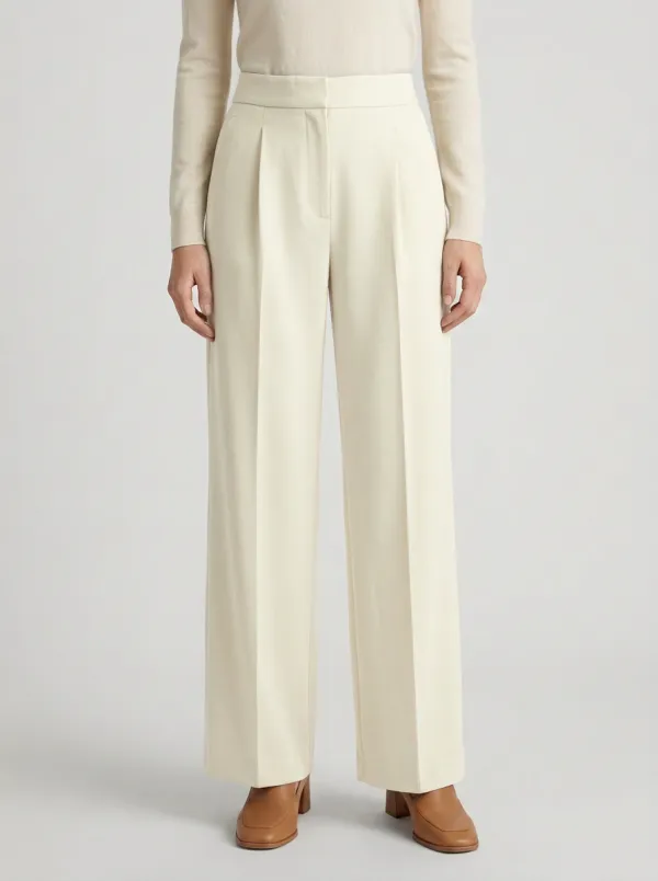 Tailored Shape Tailored Wide-Leg Trousers