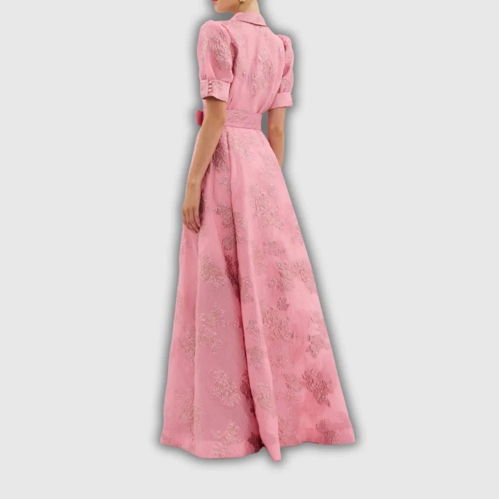 Floral Belted Casual Dress