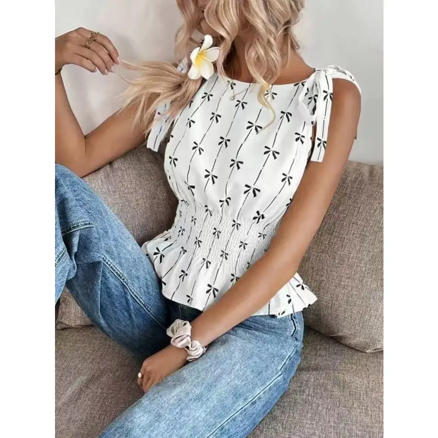 Bow Tie Shoulder Tank