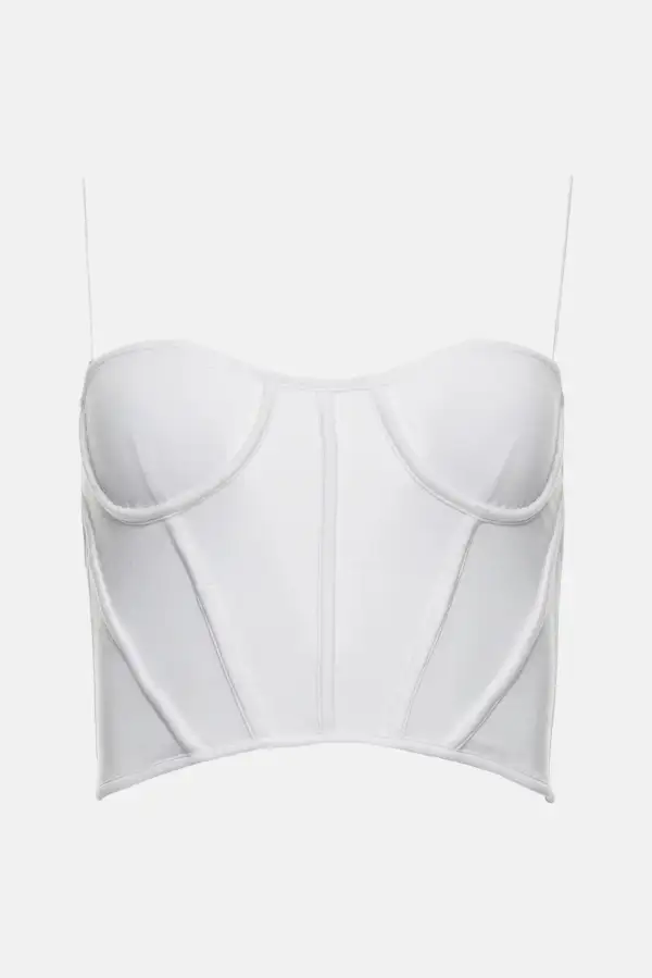 Cotton Modal Corset Tank Top