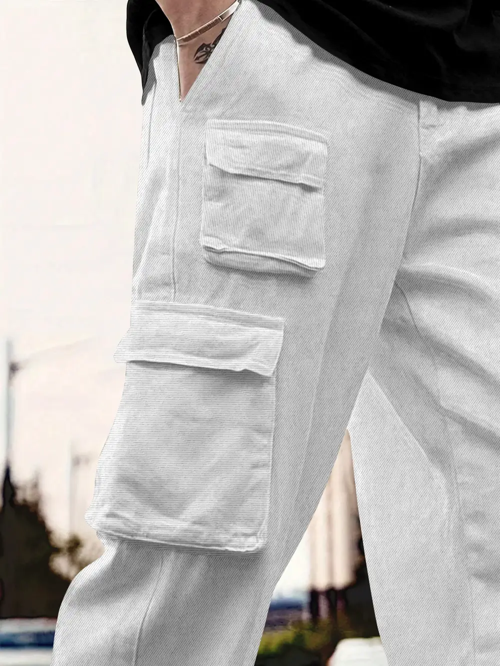 Essential Travel Cotton For Track Cargo Pants