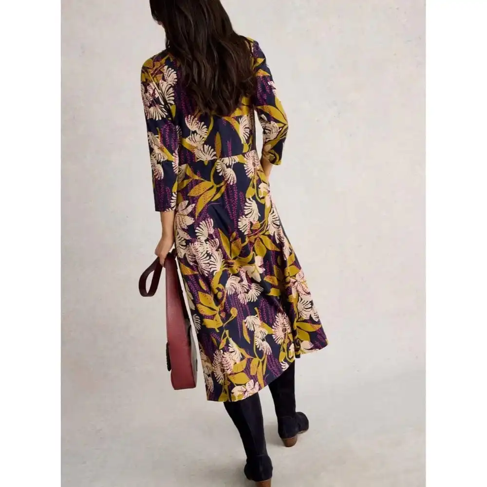 Shirt-Dress Jersey Women's Midi Dress