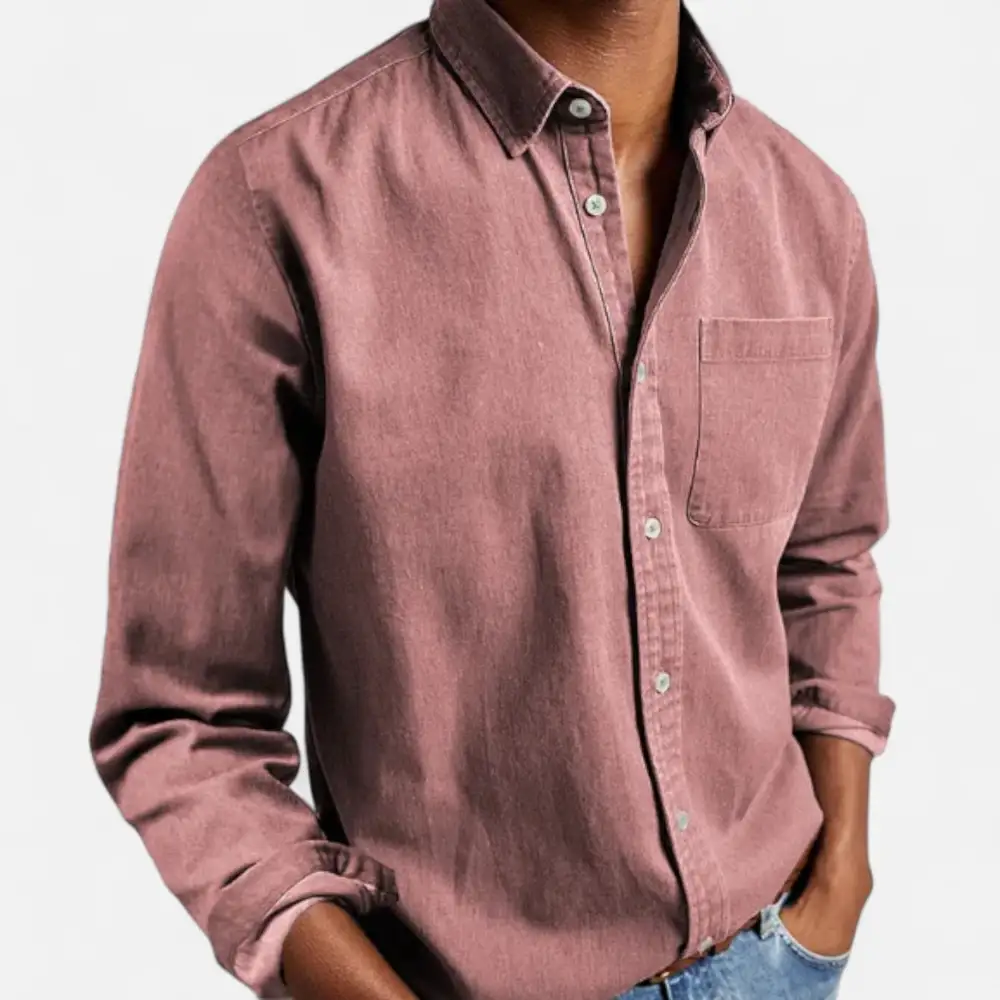 Cotton Denim Casual Shirt