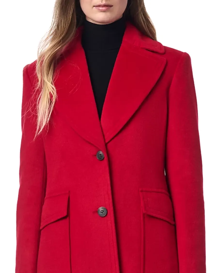 Notched Lapels Classic tailored Wool Coat