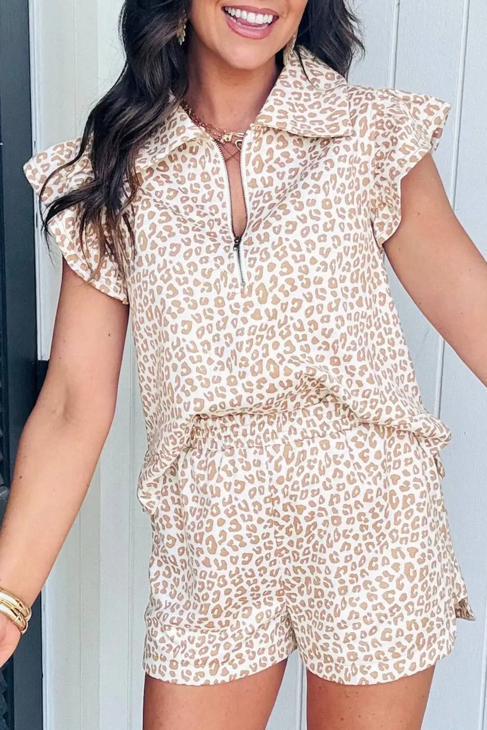 Relaxed Shorts Lounge Set Evening
