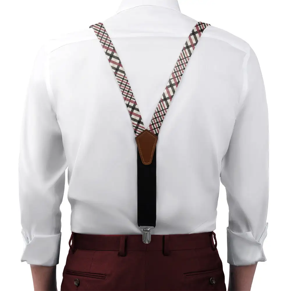 Potter Plaid Pattern Suspenders