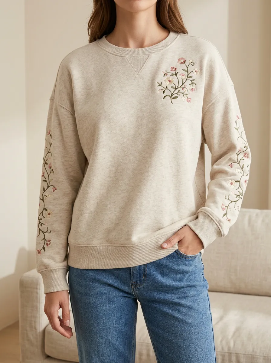Women's Casual Sweatshirt for Everyday Wear