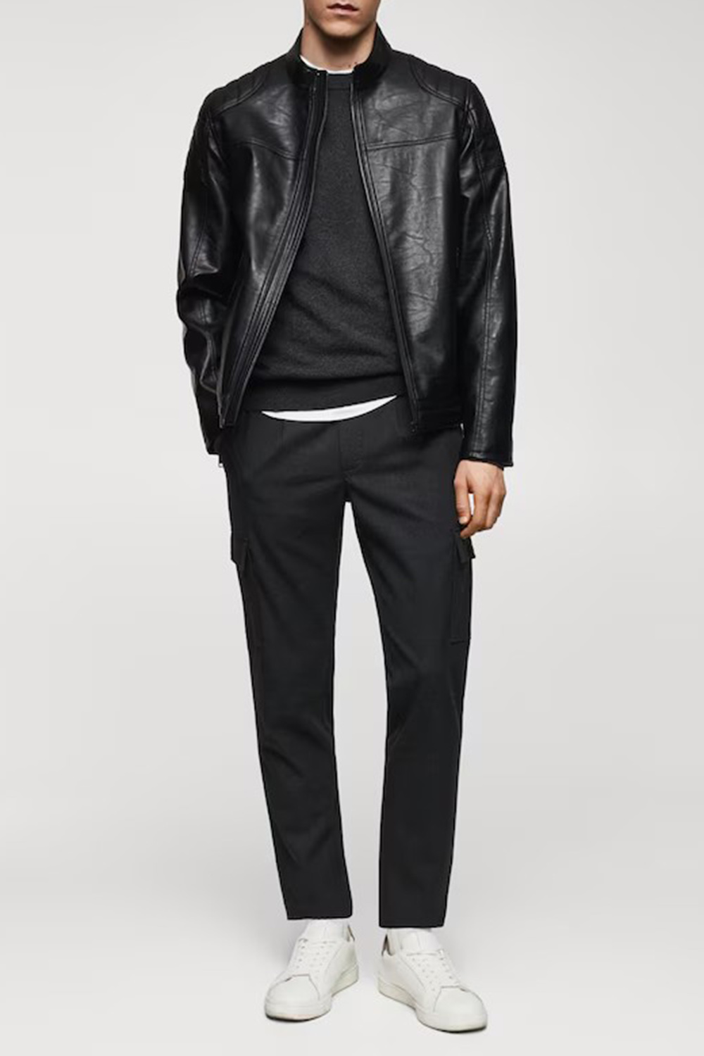 Nappa Leather-Effect Jacket