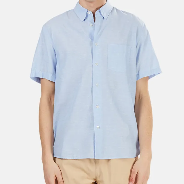 Striped Cotton Pocket Shirt