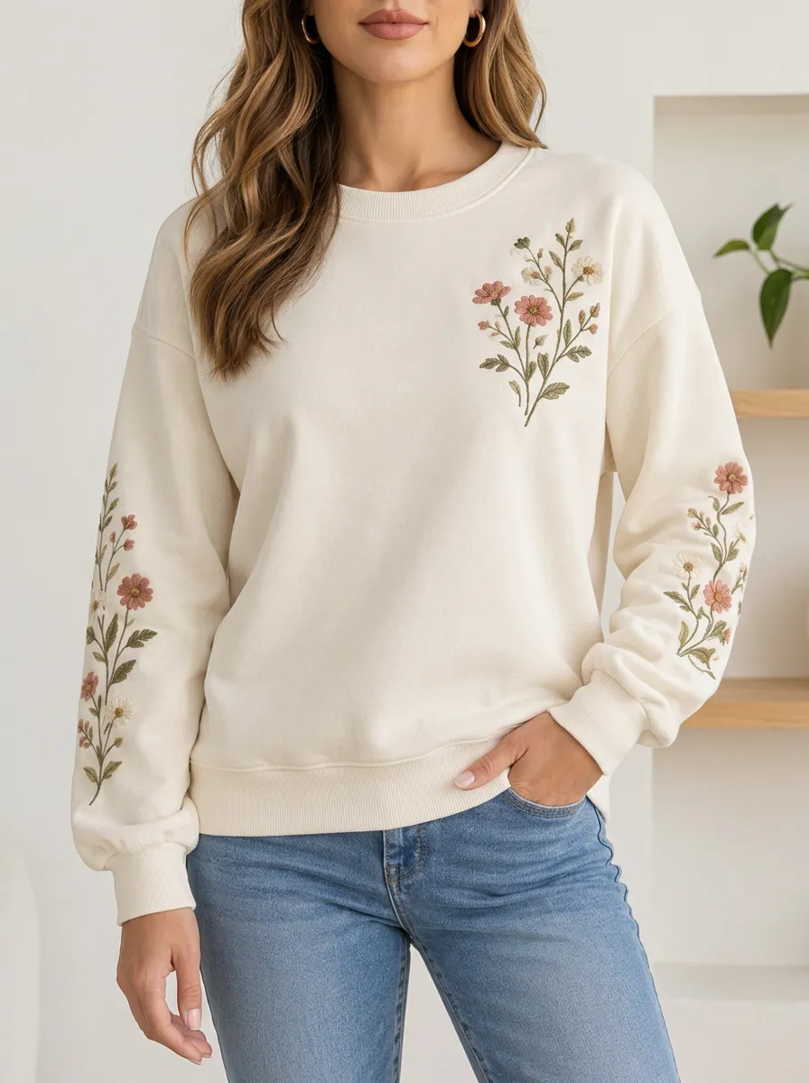 Women's Casual Sweatshirt for Modern Wear