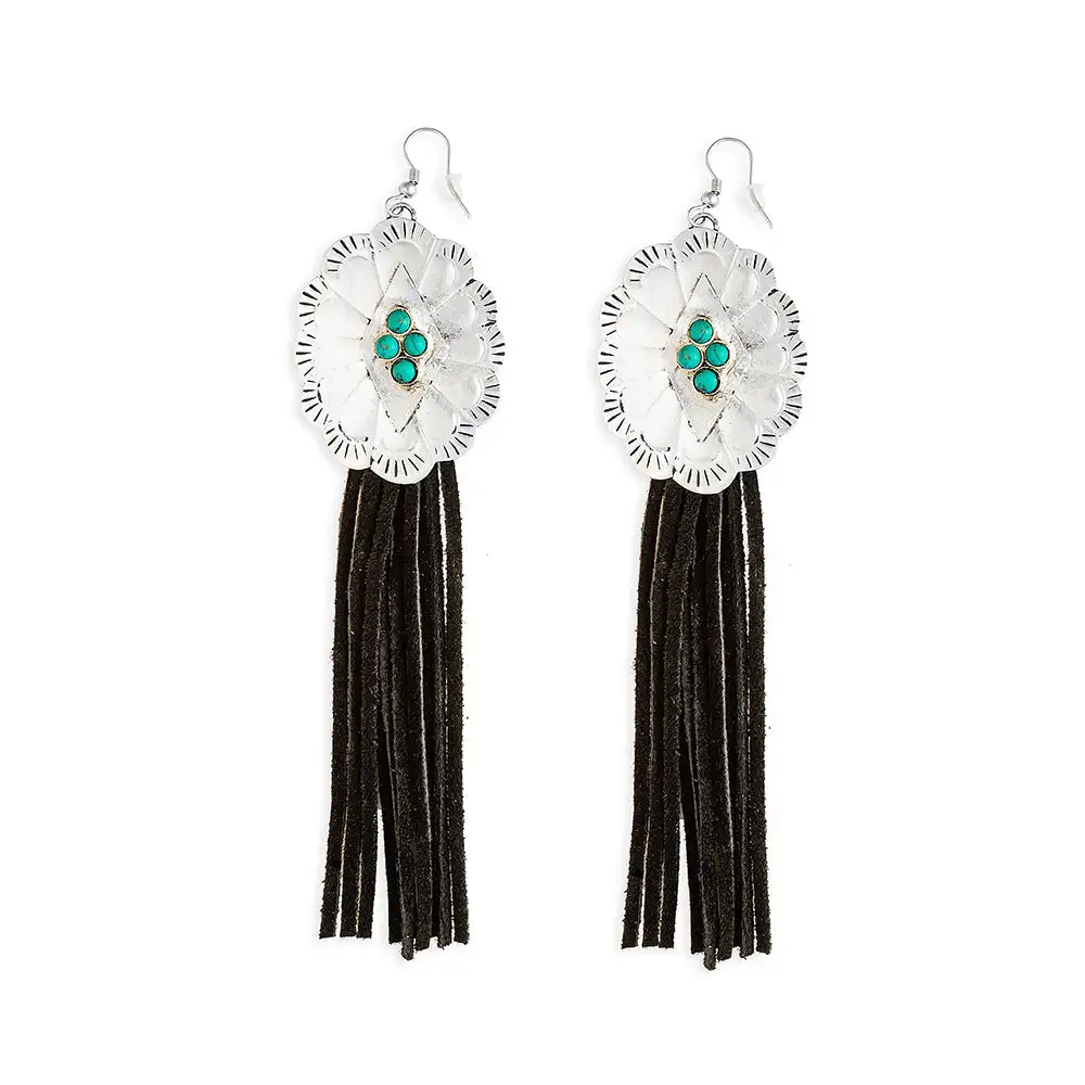 Streamlined Layered Artful Fringe Earrings