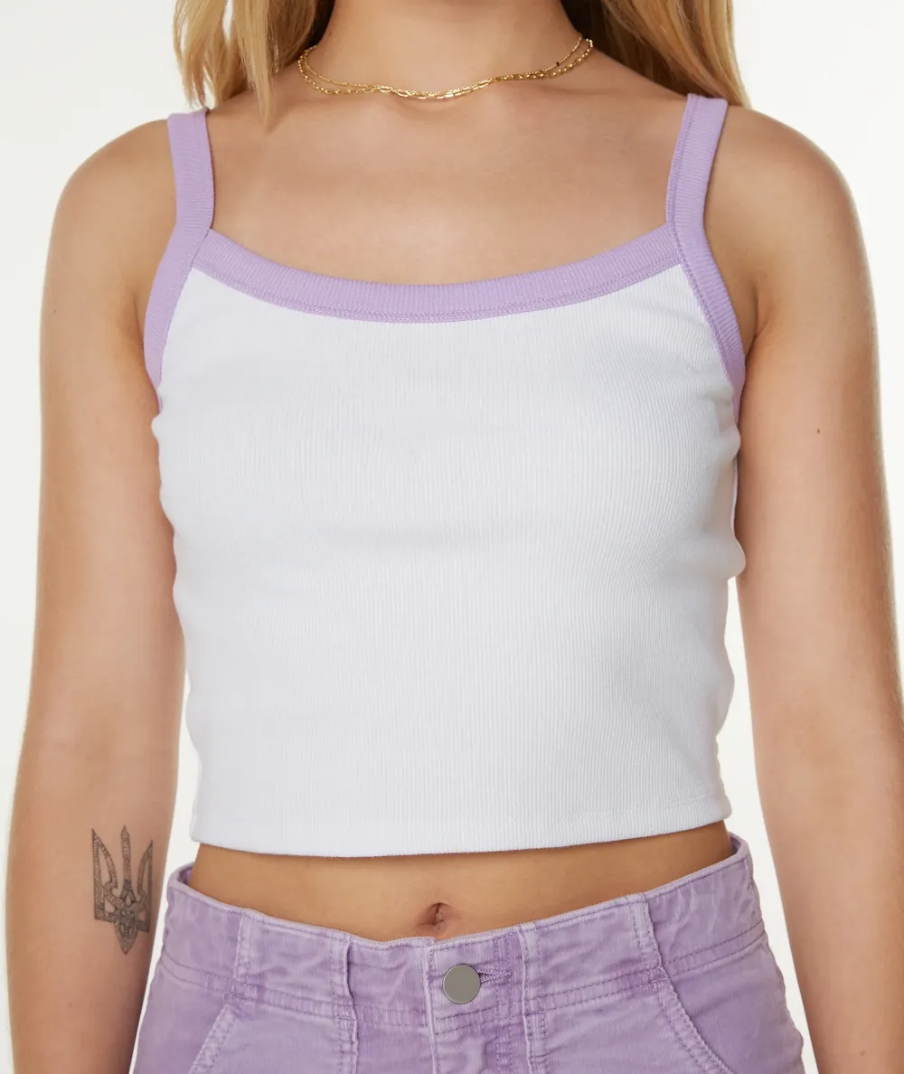Solid Color Short Cool Strappy Vest