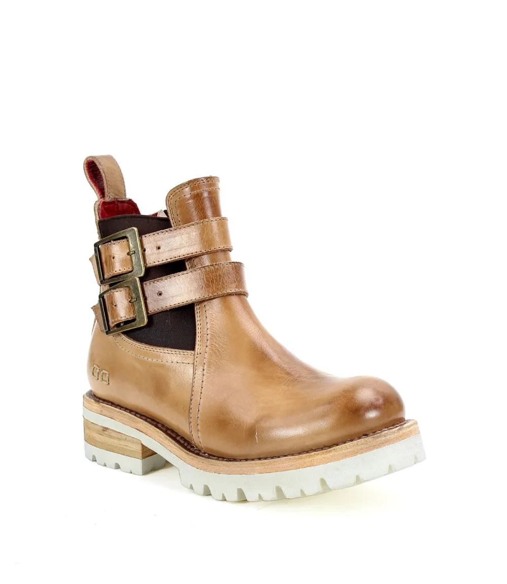 Side-Zip Buckled Rugged Everyday Boots