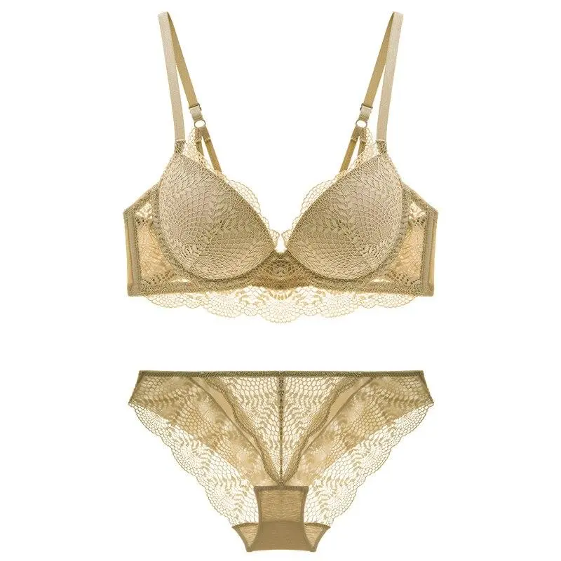 Push-Up Lace Brief Lingerie Set