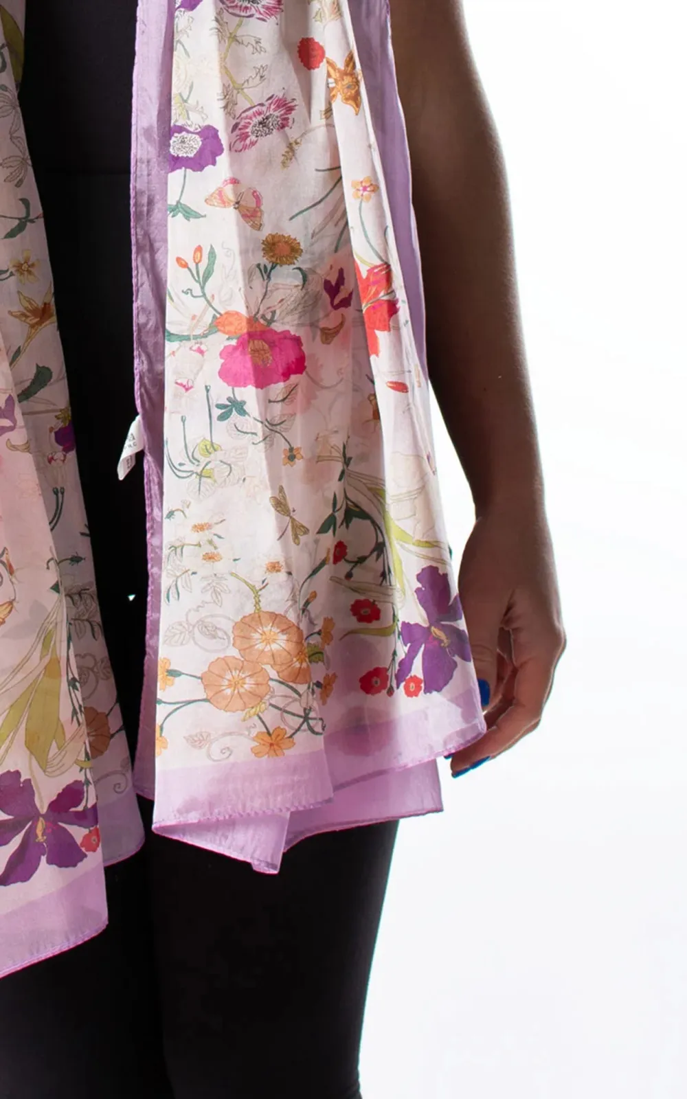 Fashionable And Gentle Purple Women's Scarf