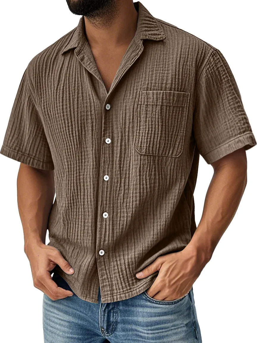 Modern Short Sleeve Pocket Shirt