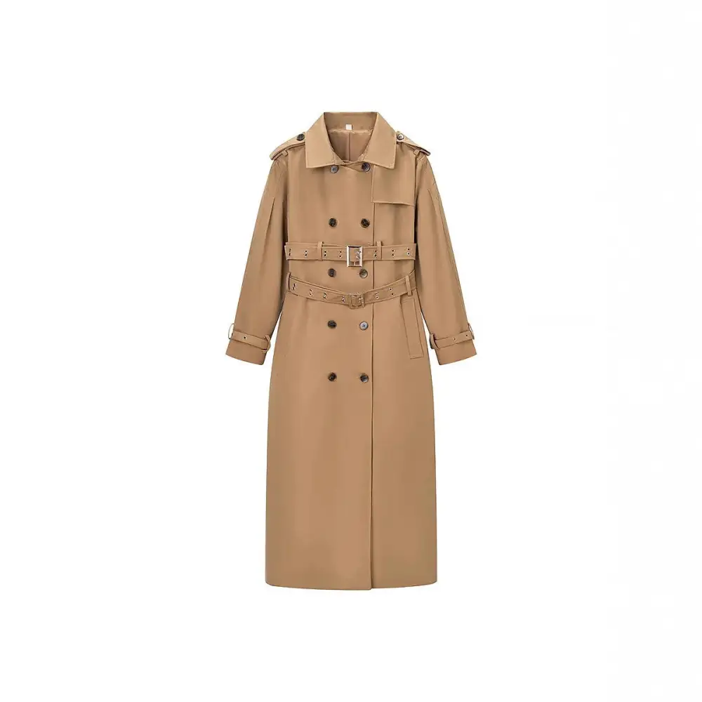 Modern Layered Trench Coat