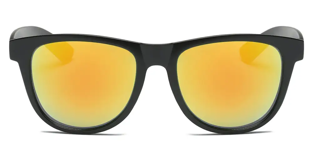 Retro Vintage Round Shape Mirrored Sunglasses