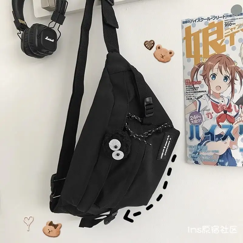Foldover Utility Crossbody Chest Bag