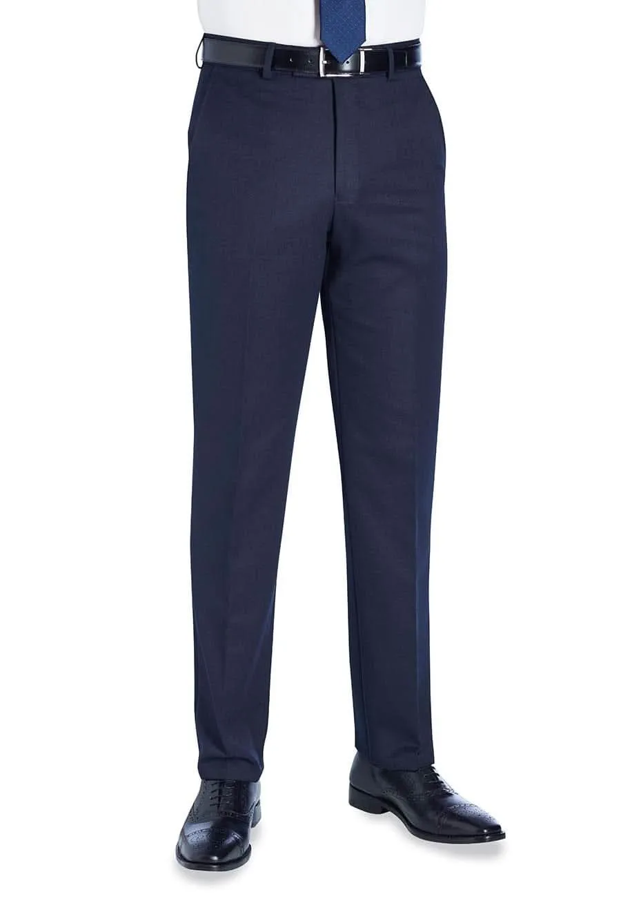 Men's Flat Front Tailored Fit Suit Trousers