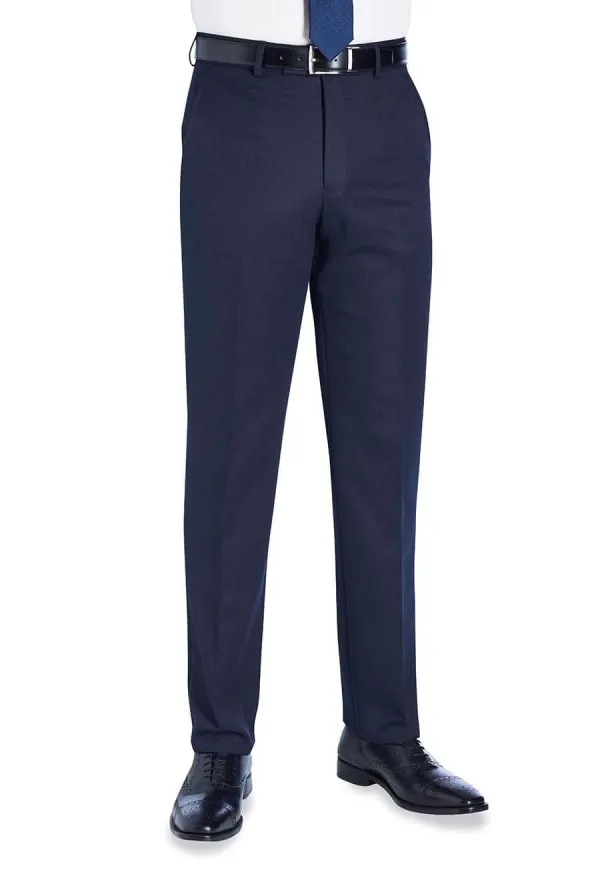 Men's Flat Front Tailored Fit Suit Trousers