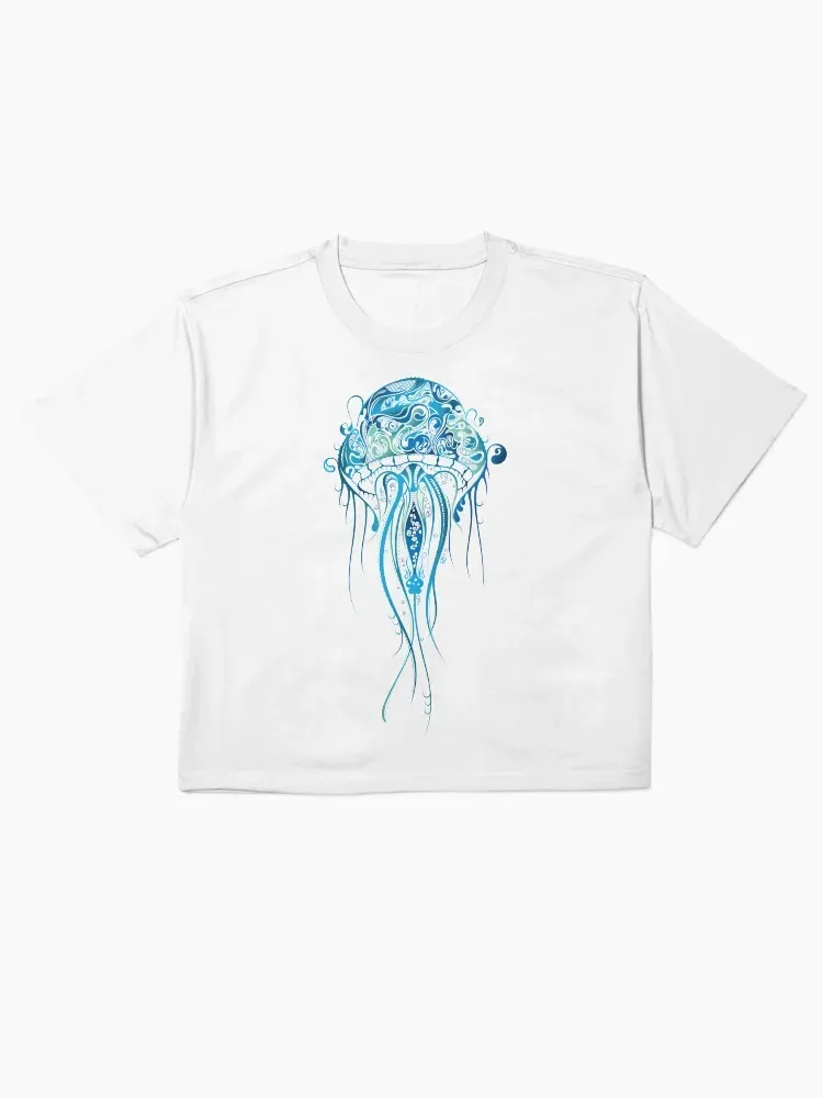 Jellyfish Printed Pure Cotton Women'S Top