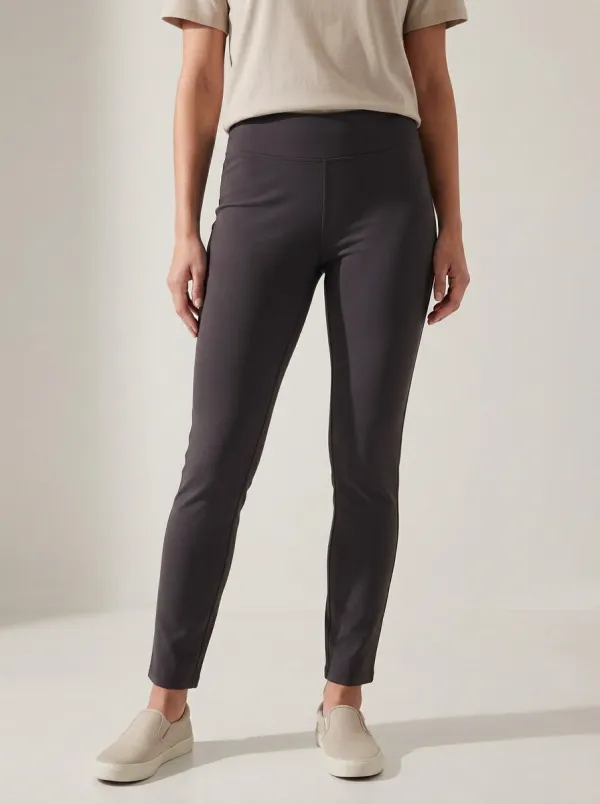 Street-Casual Women's Stretch Mid-Rise Pants