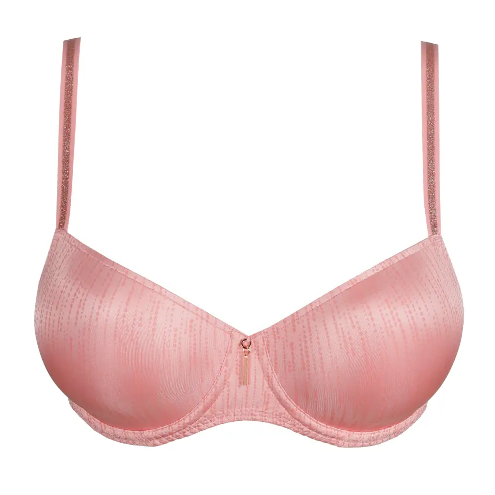 Women's Balconette Padded Seamless Shimmer Detail Smoothing Bra