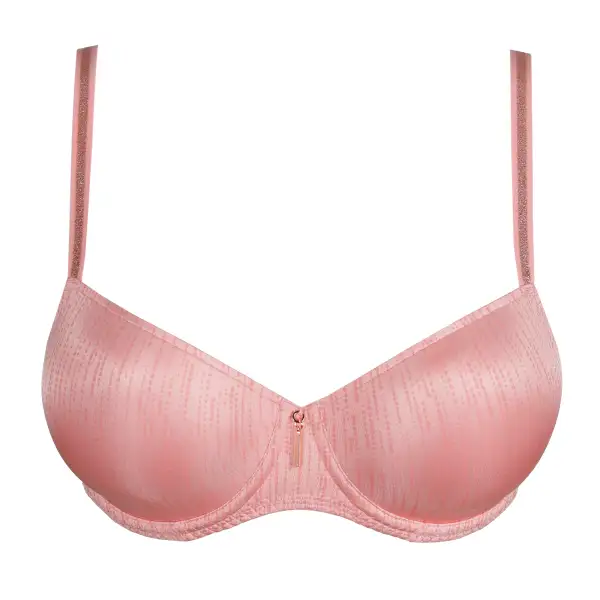 Women's Balconette Padded Seamless Shimmer Detail Smoothing Bra