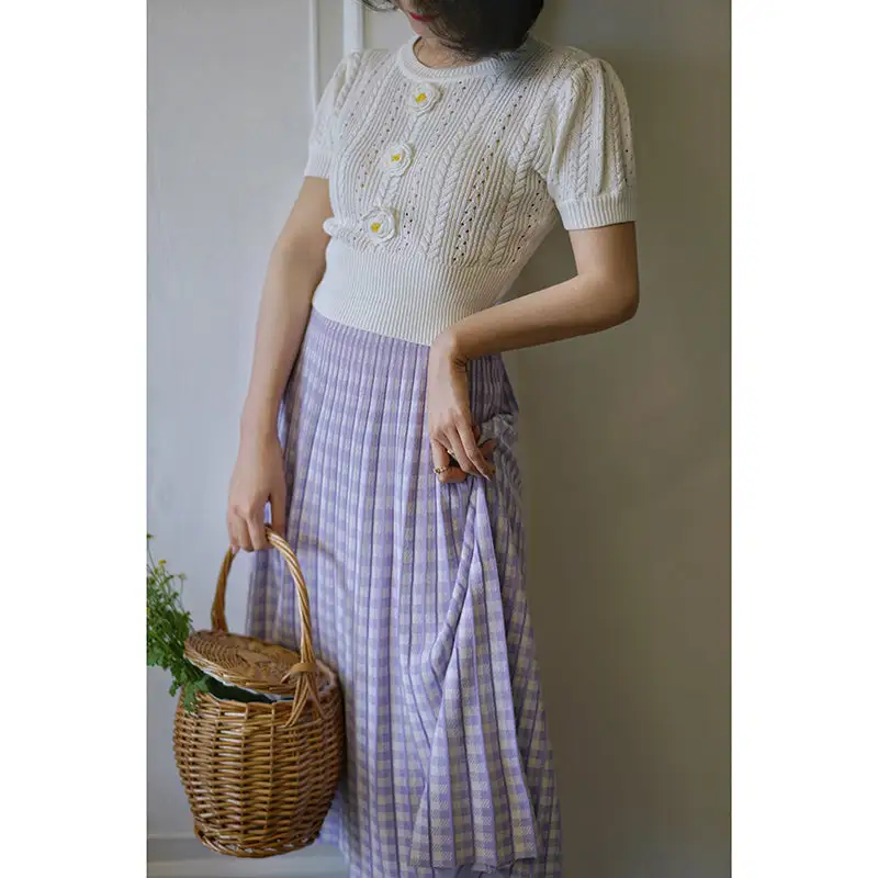 Urban Easy Everyday Casual Knit Skirt