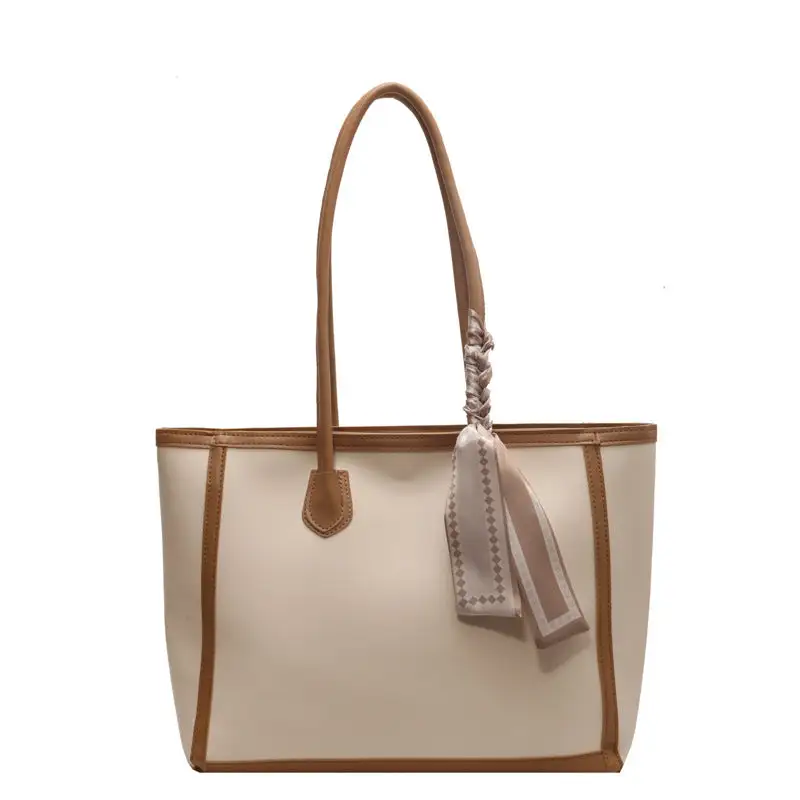 Roomy Textured Tote Bag