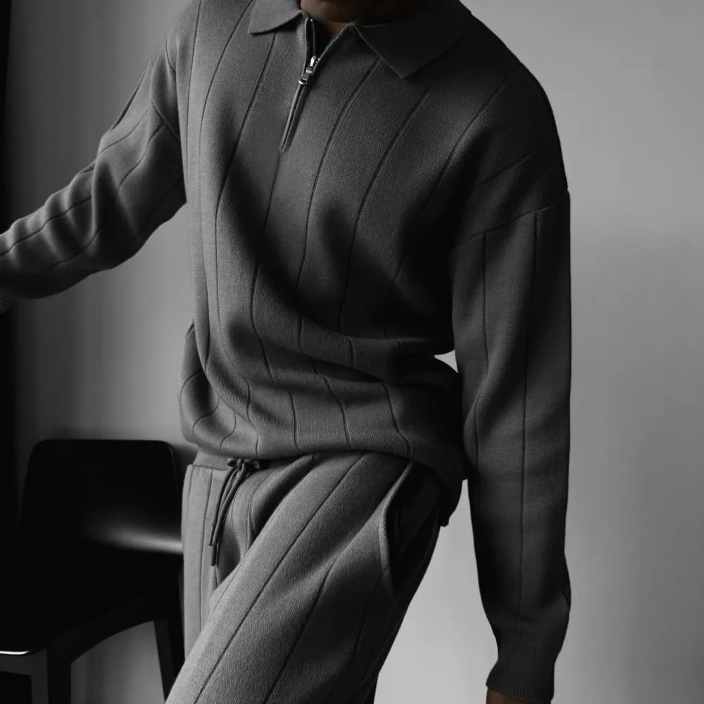 Laidback Relaxed Knit Sweatshirt