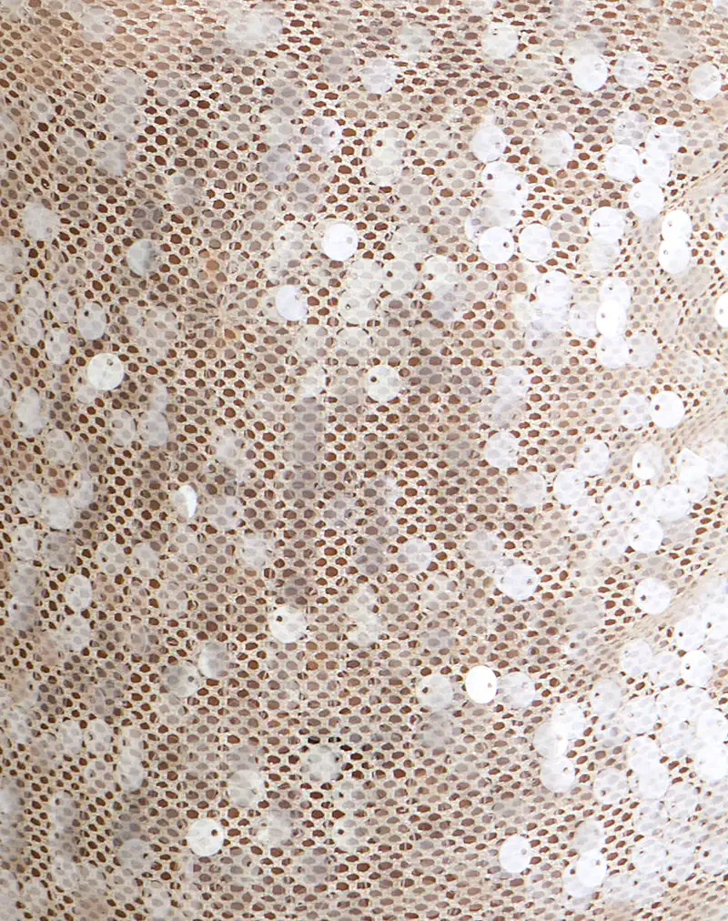 Sequin Crochet Tank Top