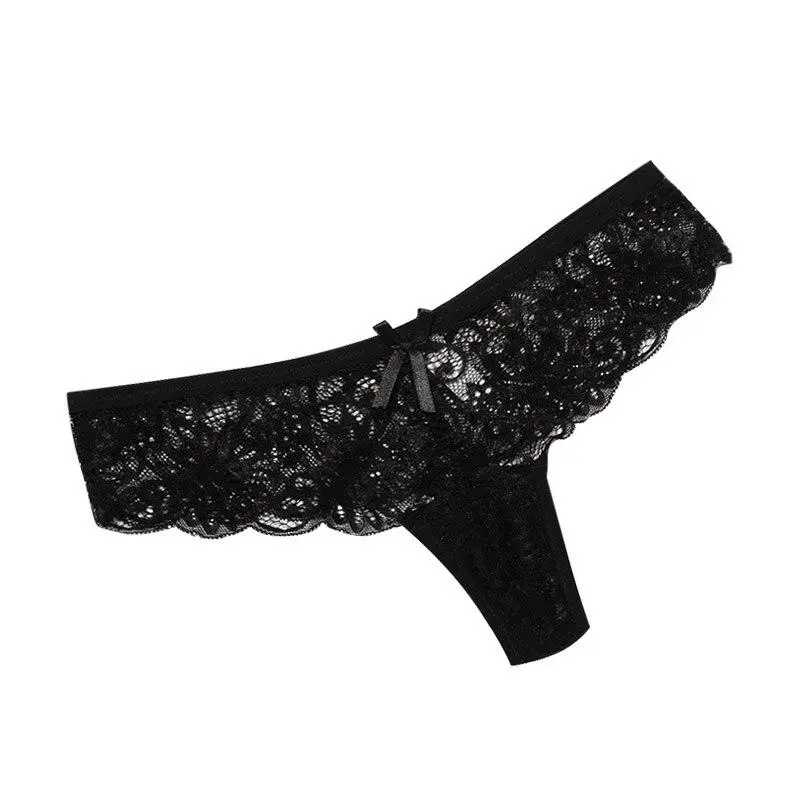 Polished Lace Bow-Detail Briefs