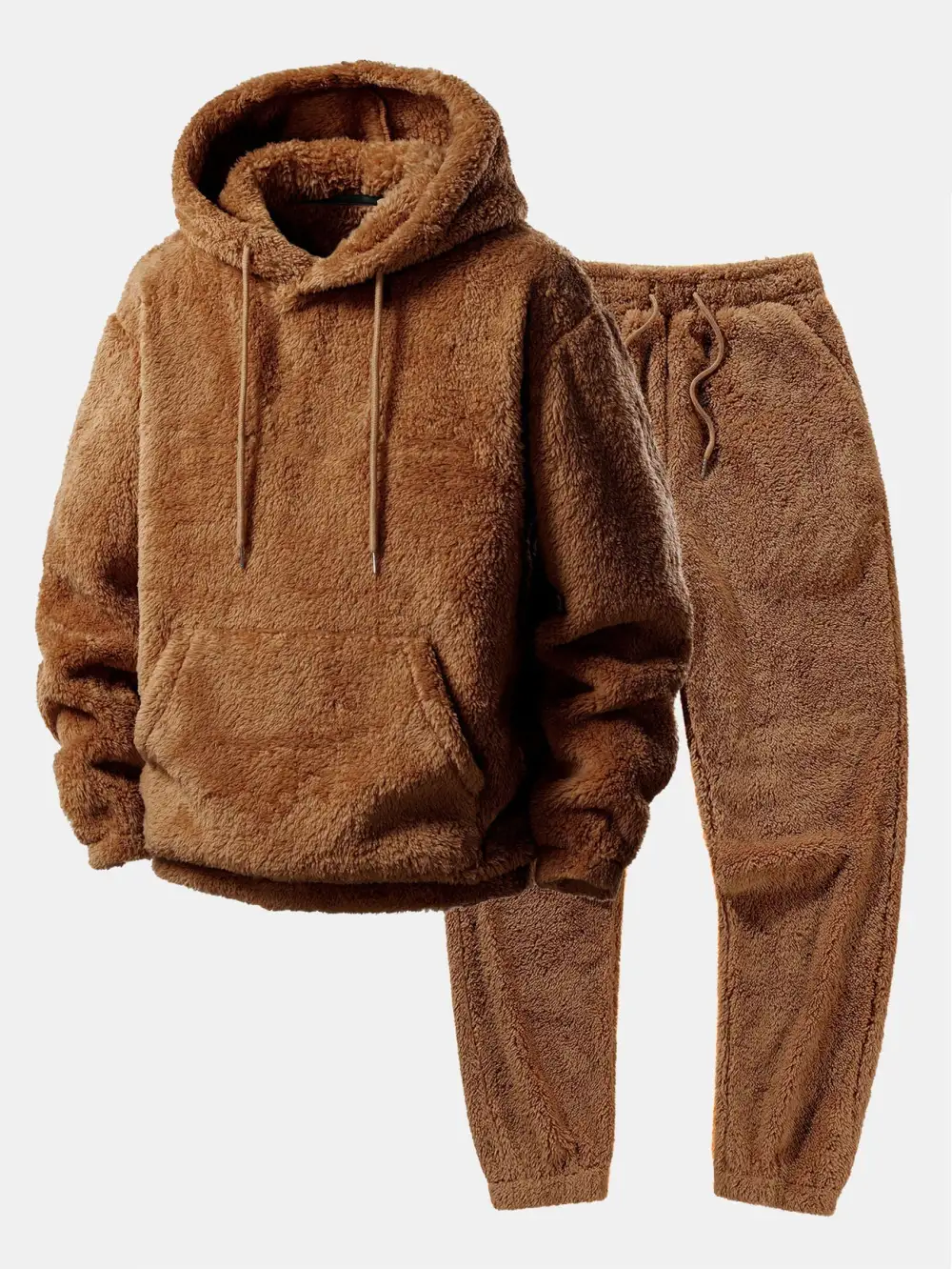 Hooded Everyday Casual Plush Set