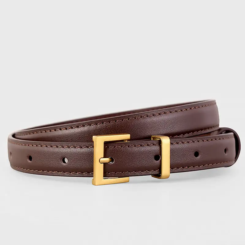 Easygoing Slim Profile Buckle Belt