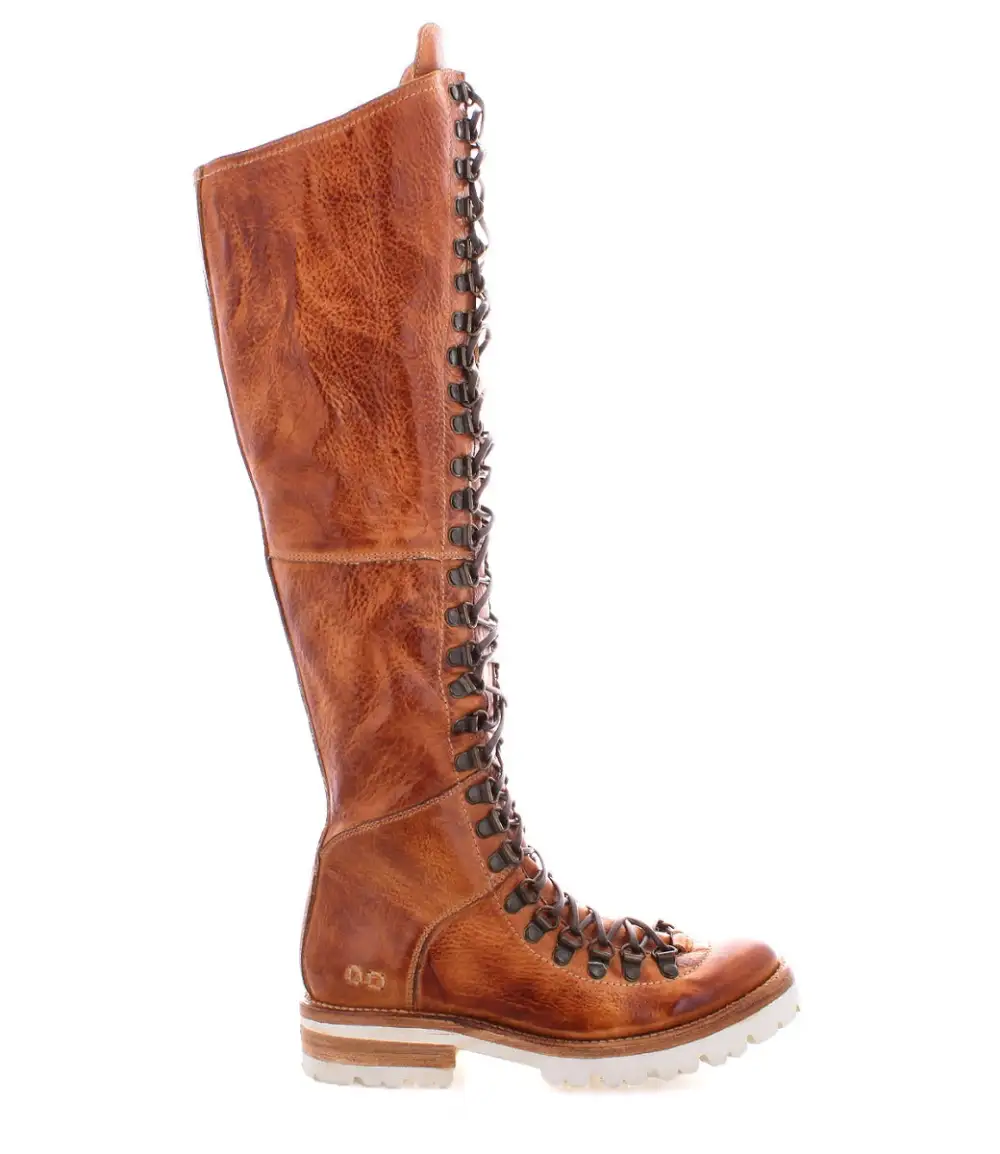 Side-Zip Lace-Up Hiker Boots