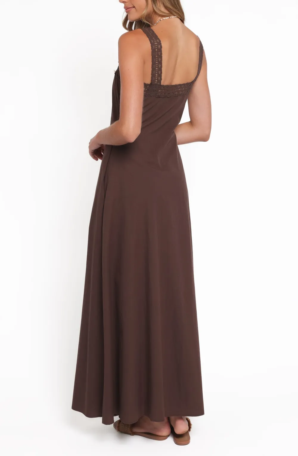 A-Line Cotton Maxi Dress